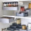 Wall Mounted Spice Rack Non Perforated Adjustable Seasoning Boxes Barbecue Material Combination Set Storage Case 3