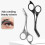 Ciseaux polyvalents pour tondeuse à sourcils en acier-Argent 10