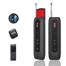 T07 Spionagedetektor: 6-in-1-Funktion (RF/Magnet/Linse/IR/Vibration), 20 Tage Standby, Anti-Spionage-Schutz
