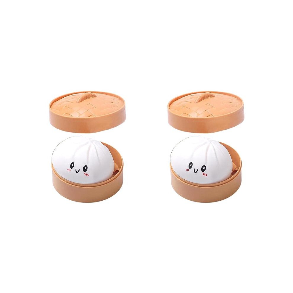 Dumpling Sensory Squeeze Toy For Realistic And Stress Relief Decompression Dough Gift 2Pcs 6031907623317