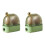 2X Electric Egg Boiler Automatic Cooker Rapid Egg Boiler Breakfast Machine Egg Cooker 2 Eggs EU Plug Green 1