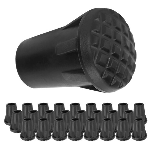 25 Stück/Packung robuste Gummispitzen für Gehstockenden
