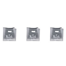 150 Pcs Thank You Plastic Gift Bag Plastic Shopping Bag with Handle Christmas Wedding Party Gift Bag Candy Cake Small