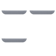 3X Robot Aspirador Universal, Barra de Alféizar, Rampa de Paso, Estera de Escalada, Accesorios de Repuesto para Aspiradora, Gris