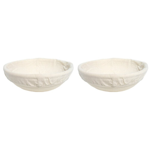 2X Round Sourdough Proofing Basket Set Bread Making Basket Bread Proofing Basket Set, Sourdough Baking Supplies