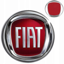 Fiat-Logo-Emblem, vorne/hinten, 120 mm, Ersatz für Bravo, Ducato, Panda und Doblo Automodelle