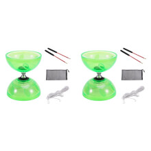 2X Dreikugeliges Doppelkopf-Diabolo-Fitnessspielzeug, Outdoor-Spielzeug, Diabolo-Jojo-Spielzeug für Senioren und Kinder A