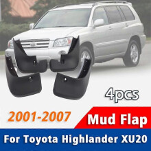 Mudguard Front Rear 4pcs FOR Toyota Highlander XU20 Mud Flap Guards Splash Mudflaps Car Accessories