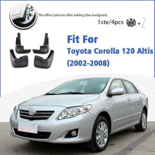 Mudguard For Toyota Corolla 120 Altis 2002-2008 Front Rear 4pcs Mudflaps Mudguards Car Accessories Auto