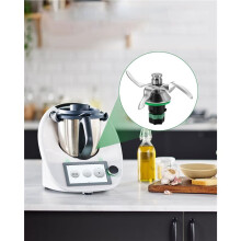 2X Replacement Blade for TM5 and TM6, High-Quality Stainless Steel Mixing Knife, Perfect for Chopping, Stirring