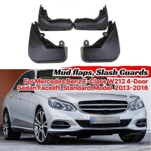 Applies to Fit Mercedes Benz E-Class W212 Saloon 2013-2016 Mud Flaps Slash Guards Set of 4