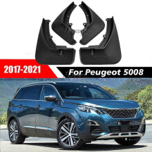 Applies to Set Splash Guards Mud Flaps Guards Black For 2017-2023 Peugeot 5008 MK II