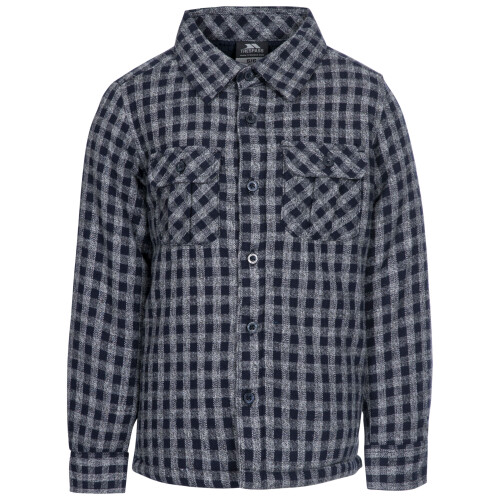 Trespass (3-4 Years, Navy Gingham) Trespass Gingham Boys Shirt Long Sleeve Average