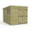 7 x 10 Pent Shed Tanalised (Double Door, With Windows) 2