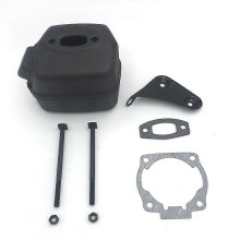 Husqvarna Huswarner Hus50 51 55 Schalldämpfer-Auspuffrohr-Baugruppe Kettensägenzubehör