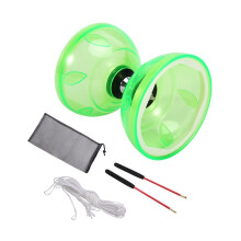 2X Dreikugeliges Doppelkopf-Diabolo-Fitnessspielzeug, Outdoor-Spielzeug, Diabolo-Jojo-Spielzeug für Senioren und Kinder A