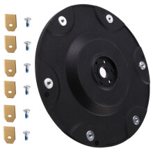 2X Knife Plate + 12 Replacement Blades for LUBA1AWD LUBA2AWD Robotic Lawnmower Blade Disc Lawn Robo