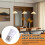 E27 naar E27 lampfitting zilverkleurige witte adapter verlengstuk 4