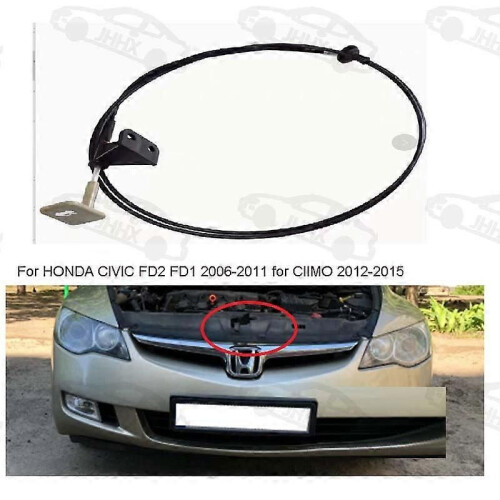 Compatible Civic 2006-2011 Siming 2012-2015 Engine Hood Cable Hood Cable