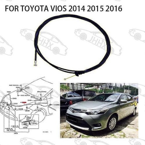 Compatible Vios Vios 2014 2015 2016 Engine Hood Cable Hood Cable Head Cover Cable