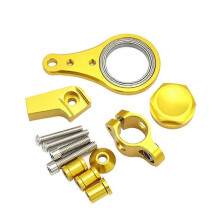 (Bracket Gold)Applicable To Kawasaki Ninja600 Zx636 Zx6r 05-06 Modified Titanium Size Bracket Damping