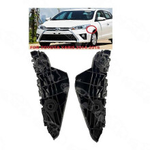 (Main Driver -Left)Compatible Yaris 2014-2016 Front Bumper Fixed Bracket Front Bumper Bracket Fender