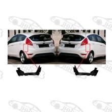 (Main Driver -Left)Compatible Fiesta Carnival 2009 2010 -2017 Rear Bumper Bracket Rear Bumper Fixed