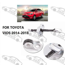 (Front Left Fl)Compatible 4Pcs/Set Vios 2014 2015 2016 - 2018 Door Limiter Door Rod Retainer