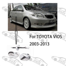 (Front Right Fr)Compatible 4 Pieces/Set Vios Vios 2003 2004 2005-2013 Door Limiter Door Rod Retainer