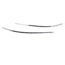 (Rechts) Passend für Mercedes-Benz W204 C300 C350 2008–2019, Chromleiste für die vordere Stoßstange