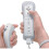 Draadloze gamepad met 2 nunchucks, compatibel met Motion Plus, bewegingsgestuurde controller voor console 3