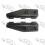 (Rear Left)Compatible Corolla 2003-2006 Rear Bumper Fixed Bracket Rear Bumper Bracket (Middle East Version) 3