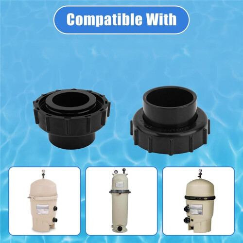 För 270100 Poolfilterventiladapterkit för  Quad D.E. & FNS -Filter 1 Styck 2