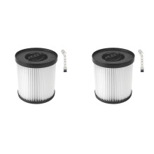2X Filtro de Reposição para Aspirador de Pó e Água para Parkside 91096424 - Filtro HEPA PNTS 1400