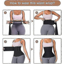 Faja reductora para mujer, vendaje abdominal, faja reductora de talla grande para entrenamiento, gimnasio y deportes.
