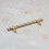 Satin Brass T-Bar Cabinet Handles (128mm Handle) 6