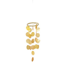 Shell Wind Chimes for Outside Tropicals-Hone color shell wi
