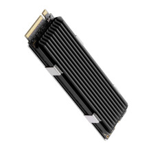 Metal M.2 2280 SSD Heatsink For Enhances Heat Dissipation-Black