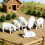 Tiny Resin Shepherd Figures 1/64 Scale-A Group of Lambs 7