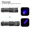 Φακός UV Blacklight 365nm για Επαγγελματική Επιθεώρηση, Ανίχνευση Λεκέδων & Εντοπιστ 5