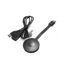 Wireless Display Receiver, Miracast and AirPlay Compatible HDMI Adapter, 1080P Media Streamer for TV