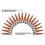 Grass Trimmer Blades for FSA 30 45 57 156 PolyCut, 100 Pack Durable Plastic Replacement Cutters 3