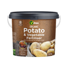 Vitax Organic Potato and Vegetable Fertiliser 4.5kg Tub
