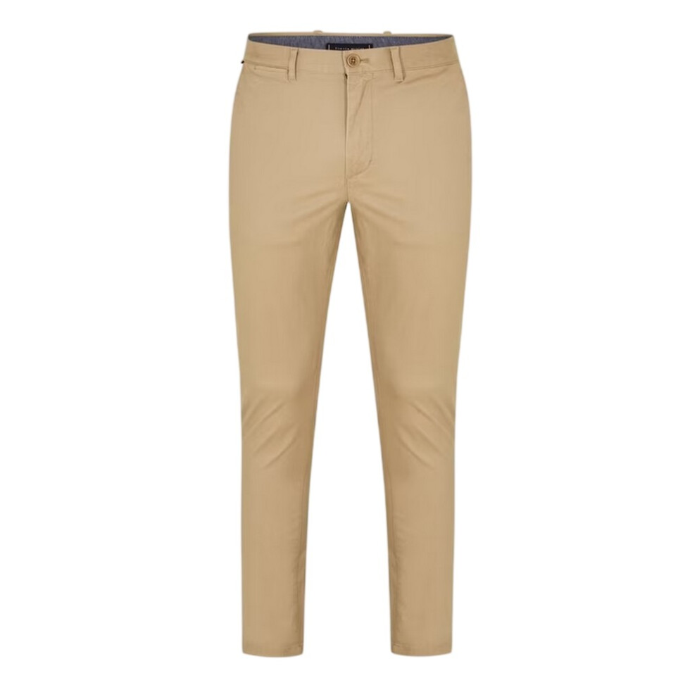 Tommy Hilfiger (38R, Khaki) Mens Denton Chinos
