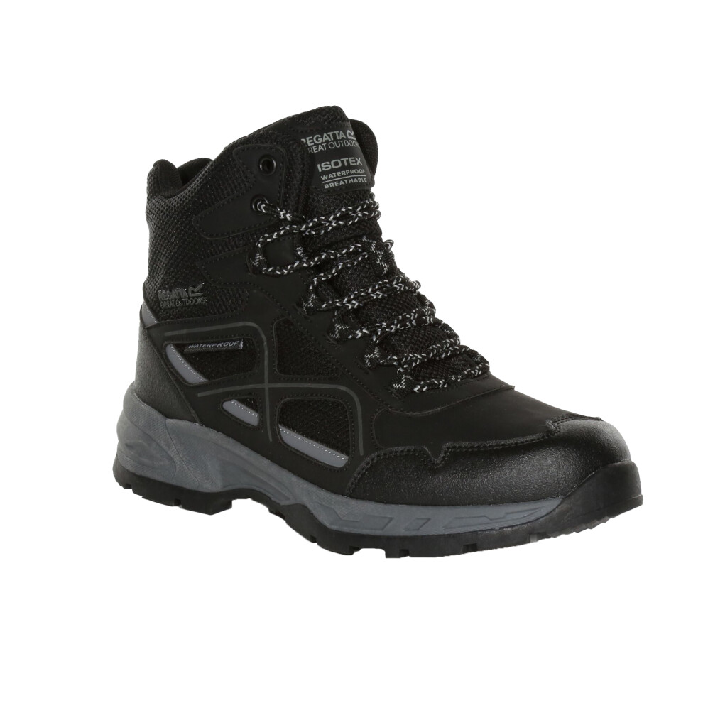 Regatta (10 Uk, Black/Granite) Mens Vendeavour Walking Boots