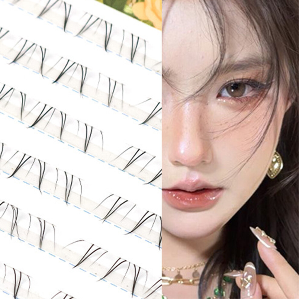 Zhouq-Outdoors Soft Lower Fiber Lashes - Natural Look For Daily & Stage