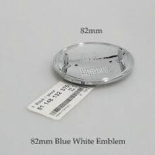 Emblema blu e bianco da 82 mm e 74 mm per cofano motore, anteriore e posteriore, vano bagagli, compatibile con E46 E39 E38 E90 E60 Z3 Z4