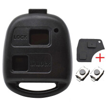 Cover protettiva per chiave a 2 pulsanti compatibile con Toyota RAV4 Yaris Prado Corolla Land Cruiser Previa Echo Tarago Alphard Pixis R