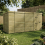 14 x 6 Pent Shed Tanalised (Single Door, No Windows) 1
