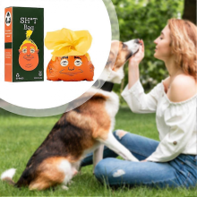 Confezione da 60 sacchetti per escrementi di cane di alta qualità, compostabili, ideali per le passeggiate quotidiane.